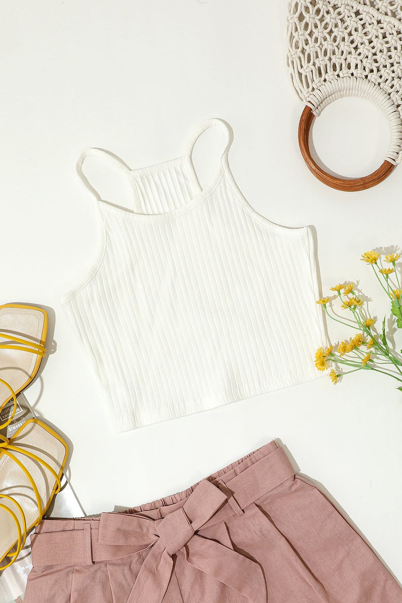 Carica l&#39;immagine nel visualizzatore di Gallery, Cami a maglia marrone