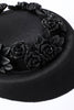 Carica l&#39;immagine nel visualizzatore di Gallery, Cappello da strega di Halloween da donna nera con applique