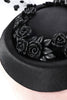 Carica l&#39;immagine nel visualizzatore di Gallery, Cappello da strega di Halloween da donna nera con applique