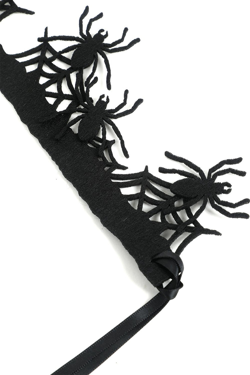Carica l&#39;immagine nel visualizzatore di Gallery, Corona di ragno spaventosa nera