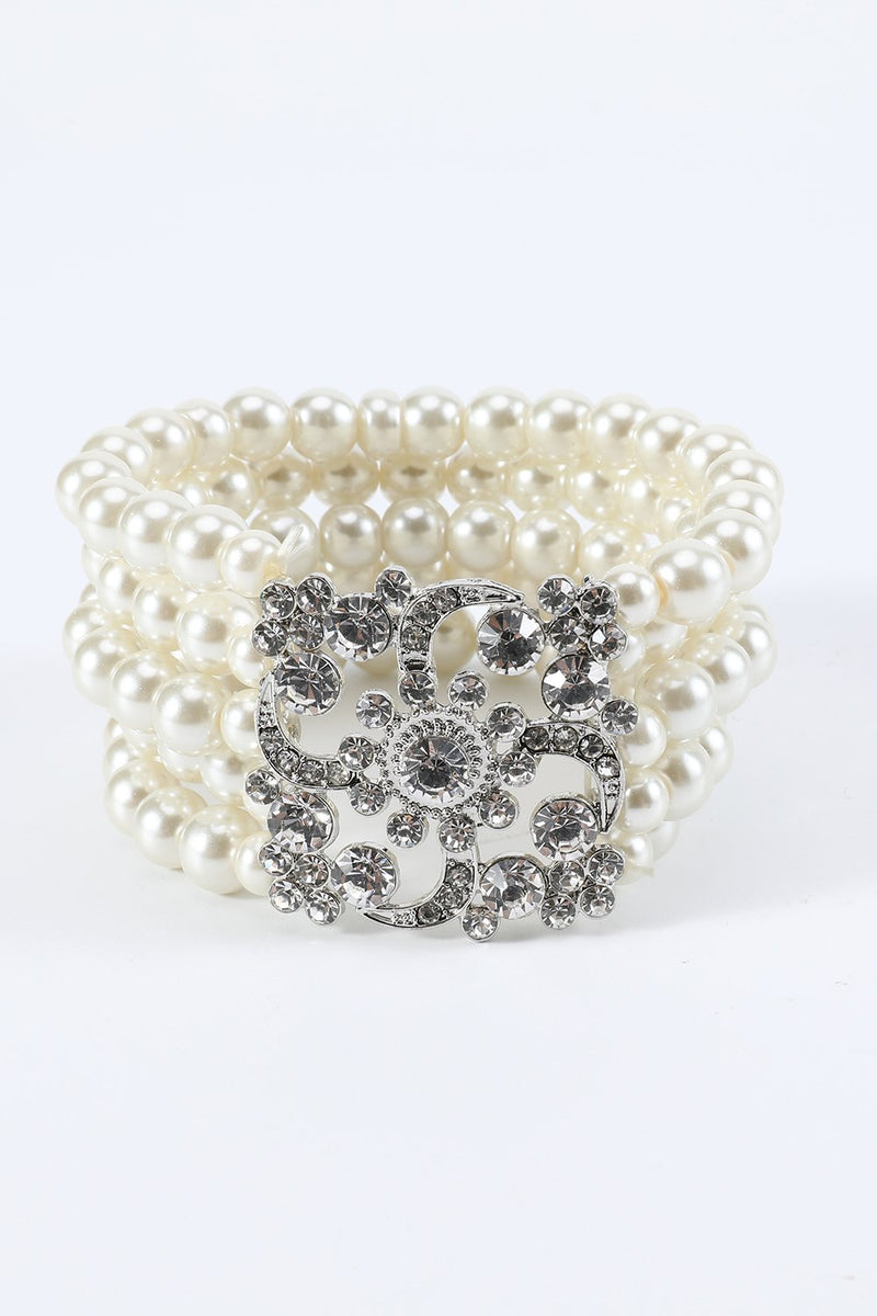 Carica l&#39;immagine nel visualizzatore di Gallery, Champagne 1920s Accessori Set da cinque pezzi
