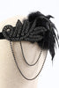 Carica l&#39;immagine nel visualizzatore di Gallery, Set di accessori Flapper Black del 1920
