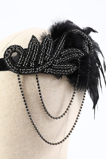 Set di accessori Flapper Black del 1920
