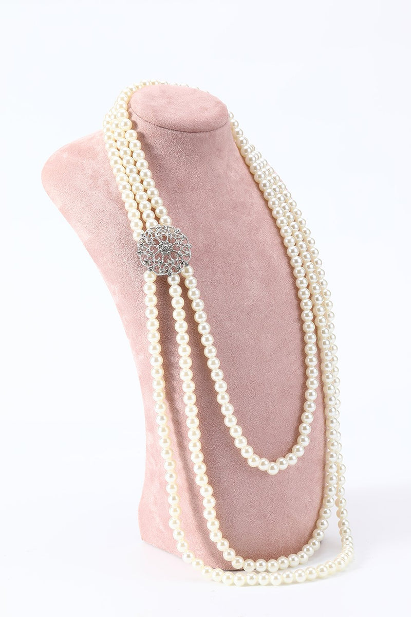 Carica l&#39;immagine nel visualizzatore di Gallery, Set di accessori White Pearl 1920s