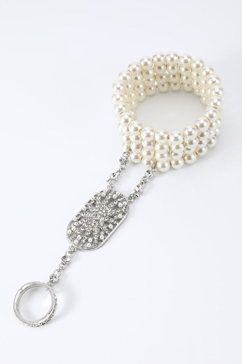 Carica l&#39;immagine nel visualizzatore di Gallery, Bracciale Party Bianco