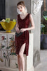 Carica l&#39;immagine nel visualizzatore di Gallery, Abito da cocktail party bodycon bodycon con frangia