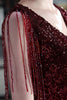 Carica l&#39;immagine nel visualizzatore di Gallery, Abito da cocktail party bodycon bodycon con frangia