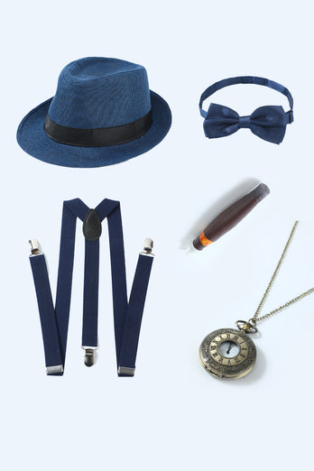 Grigio 1920s Set di accessori per uomo
