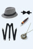 Carica l&#39;immagine nel visualizzatore di Gallery, Red 1920s Set di accessori per uomo