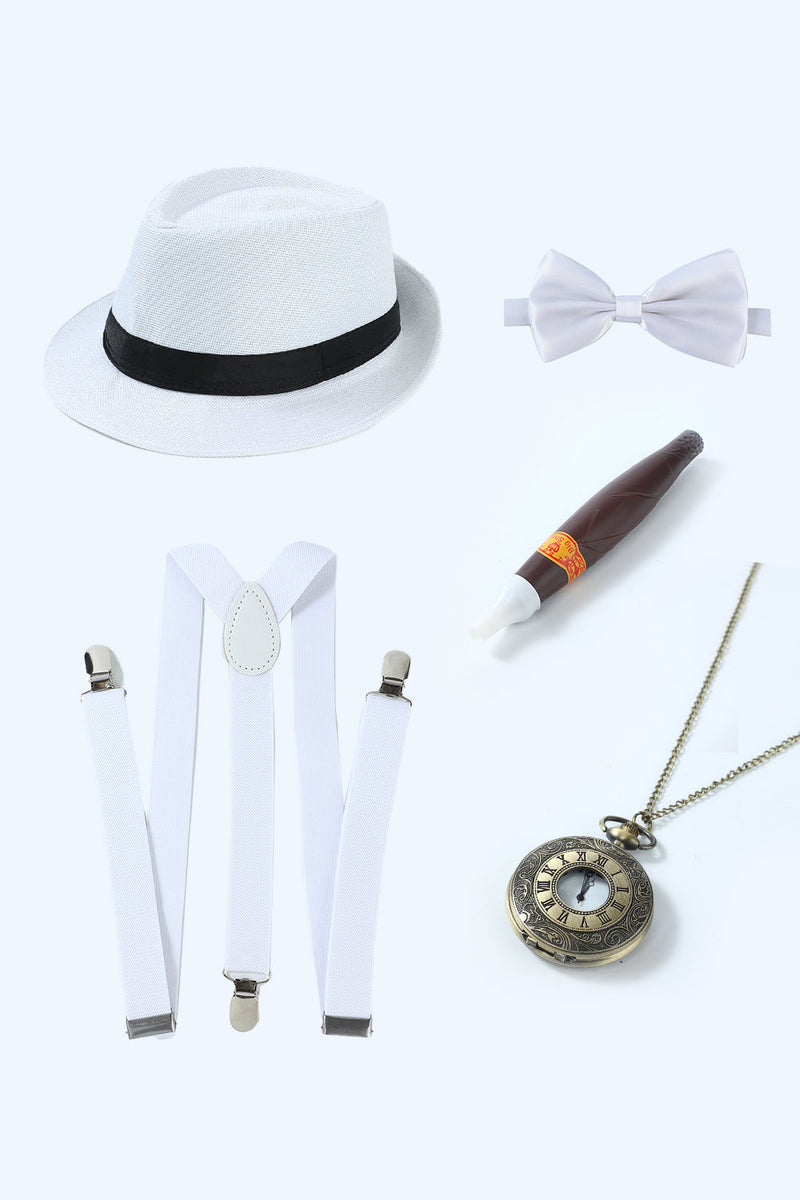 Carica l&#39;immagine nel visualizzatore di Gallery, Red 1920s Set di accessori per uomo