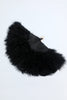 Carica l&#39;immagine nel visualizzatore di Gallery, Gatsby Black Feather Folding Fan