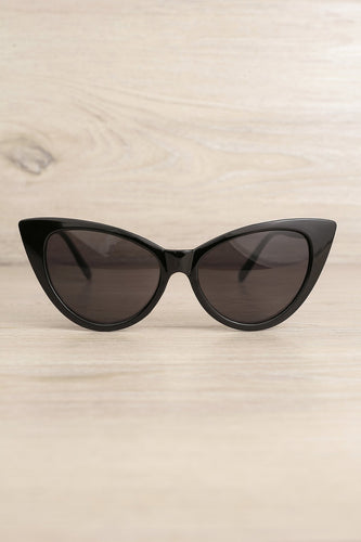 Black Cat Eye Sunglasses - ZAPAKA