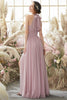 Carica l&#39;immagine nel visualizzatore di Gallery, Abito da damigella d&#39;onore Halter Pleated Chiffon