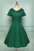 Carica l&#39;immagine nel visualizzatore di Gallery, Green Button Dress - ZAPAKA